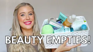 Beauty Empties 2021! Beauty Products I've Used Up: Skincare & Haircare Empties- Project Pan