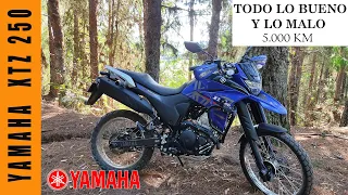 ¿Quieres comprar esta moto? mira este video antes|5.000 km| todo lo BUENO y lo MALO de la XTZ 250