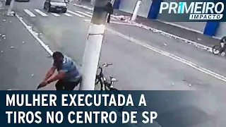 Mulher é executada a tiros no centro de São Paulo | Primeiro Impacto (22/12/20)