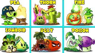 PvZ 2 Random 6 Best Pair Plants Battlez - Which Team Plant Will Win?