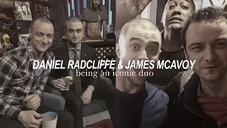 daniel radcliffe & james mcavoy being an iconic duo