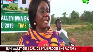 Huni Valley Gets Gari, Oil Palm Processing Factory