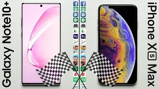 Galaxy Note 10+ vs. iPhone XS Max Speed Test