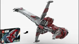 LEGO Star Wars B-Wing Mark II Starfighter - Alternate Build of 75362 Ahsoka Tano's T-6 Jedi Shuttle