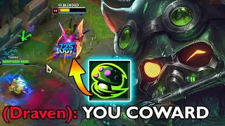 DRAVEN HAS PTSD FROM TEEMO MUSHROOMS (1 MUSHROOM = 1 KILL)