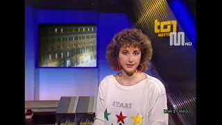 1988 TG1 Notte del 27 aprile Conduzione Manuela Lucchini