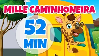 Mille Caminhoneira - Giramille 52 min | Desenho Animado Musical