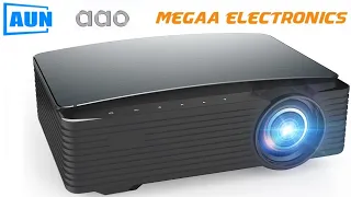 AAO YG650 Projector Full HD Android 9.0 Wi-Fi Bluetooth 7200 Lumens 4D Keystone Electronic Focus