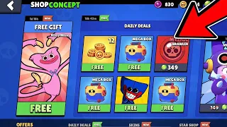 NEW RARE BRAWLER?!😳 - WOW! Kissy Missy!? #HuggyWuggy #brawlstars #fnaf