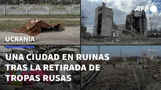 Borodianka, una ciudad en ruinas tras retirada rusa | AFP