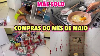 COMPRAS DO MÊS DE MAIO + ATUALIZAÇÃO DA OBRA // NOSSA ROTINA ❤️