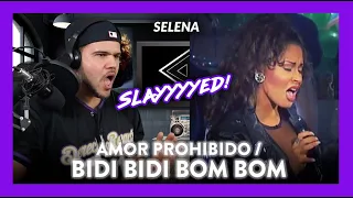 Selena Reaction Amor Prohibido/Bidi Bidi Bom Bom LIVE | Dereck Reacts