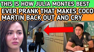 TODAY MARCH 20 2021 THIS IS HOW JULIA MONTES BEST EVER PRANK HE THAT MAKES COCO MARTIN CRY