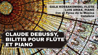 Claude Debussy, Bilitis for flute and piano live at Palau de la Música Catalana