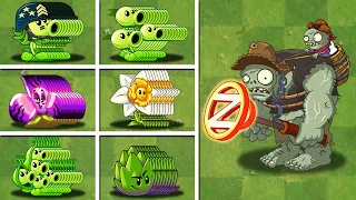 PVZ 2 Challenge - All 100 Plants Level Max Vs Gargantuar Zombie Level 16 - Who Will Win?