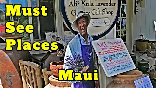 Must See Places Upcountry Maui. 5 Places You Should Visit