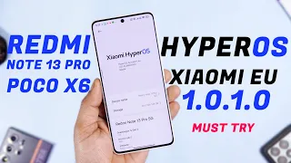 STABLE HyperOS 1.0.1 for Redmi Note 13 Pro / Poco X6 Review, Amazing HyperOS Features