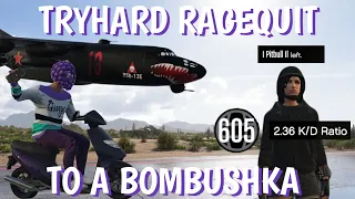 Tryhard Ragequit to a Bombushka & Failed content | GTA Online
