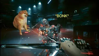 Adam Smasher vs Gwynbleidd Sword | Cyberpunk 2077 patch 2.11