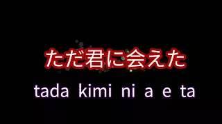 剛好遇見你 (日語版/羅馬拼音歌詞) Japanese lyrics