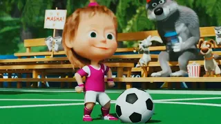 Masha and the Bear 2023🐻👩‍🌾Kick, pass and run⚽🏃‍♀️Best cartoon #cartoon #mashaandthebear #masha