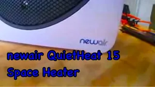 NewAir QuietHeat 15 Space Heater in the Man Closet