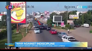 10 errant drivers captured on Police surveillance cameras | Breakfast Daily