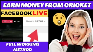 How To Earn Money From Live Cricket (T20 World Cup 2022 ) On Facebook | Facebook Copy Paste Work