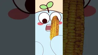 🌽How do you all eat grilled corn? 😁 #roastedcorn #BBQ #yummy