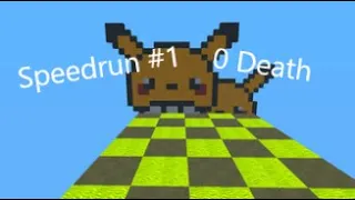 Speedrun Parkour Pikachu - 0 Death And No Chekpoint
