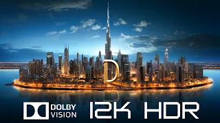 Dubai, United Arab Emirates 12K HDR 60fps Dolby Vision - Relaxing Piano Music With Natural Sounds