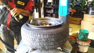 Stretch a tire 175/50/15 on 9JJ