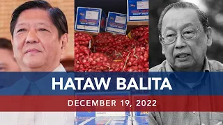 UNTV: Hataw Balita Pilipinas | December 19, 2022