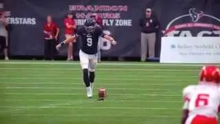 Incredible Onside Kick by Rice (Chris Boswell) vs Houston -- CLOSE-UP & SLOW MOTION