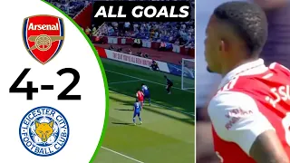 Arsenal vs Leicester City ( 4 - 2 ) Extеndеd Hіghlіghts & All Gоals 2022 ( Gabriel Jesus and more )