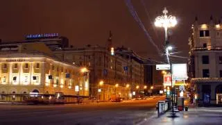 Москва 2013 TimeLapse in motion (Цейтраферная съемка в движении)