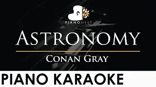 Conan Gray - Astronomy - Piano Karaoke Instrumental Cover with Lyrics