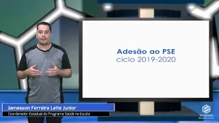 Adesão ao PSE: ciclo 2019 2020