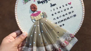 Beautiful Girl Embroidery Makeover ❤️ Gossamer