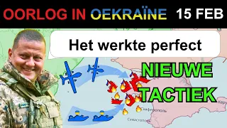 15 feb: Russisch schip GEZONKEN! NIEUWE DRONES & NIEUWE TACTIEK! | Oorlog in Oekraïne