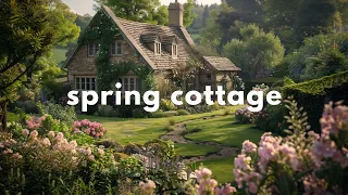 English Spring Garden Ambience 🌸ㅣ3 Hours of Birdsong Soundscape and Cottagecore