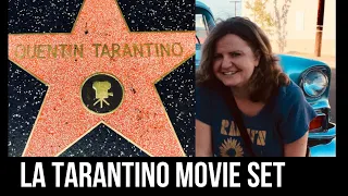 Tarantino movie set, Once upon a time in Hollywood 2019 (behind the scenes)