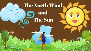 The North Wind and the Sun Story in English |Aesop's Fables |Moral Story| #northwindandthesun #story