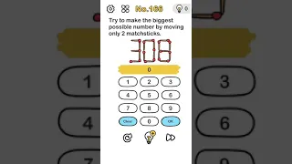 AnswerBrainoutlevel166 Try to make biggest number moving 2 matchsti  Walkthrough brain out level 166