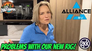 Problems with our new Alliance RV | What do they need to fix? | Should you get an RV inspector?