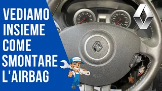 Renault Clio 3 smontaggio airbag