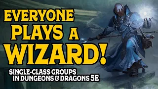 Everyone Plays a Wizard! Single Class Groups in D&D 5e