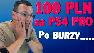 DAŁEM 100 PLN za #ps4  PRO po BURZY! ŻAŁUJE...!