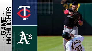 Twins vs. A's Game Highlights (7/16/23) | MLB Highlights