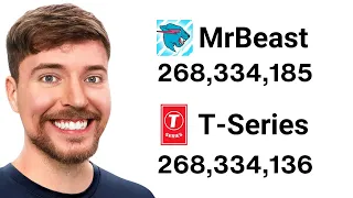 The Moment MrBeast Passed T-Series